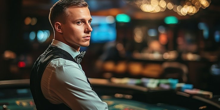 Dealer profesional permata88 menangani permainan Dragon Tiger dengan antarmuka live streaming HD